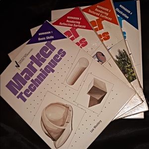 Marker Technique Art-books Set of 4